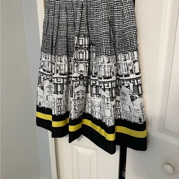 Ellen Tracy Black & White City Dress - Picture 13 of 16